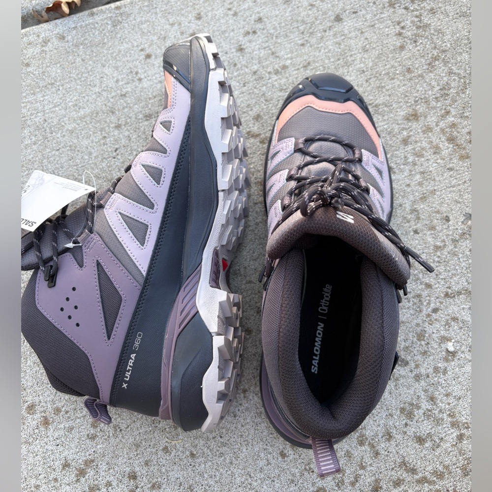 Salomon Women's X Ultra 360 Mid CSWP W Hiking Boots Size 10.5 - Picture 8 of 14
